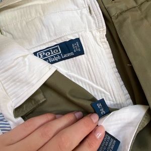 Green Ralph Lauren Khakis / Size 34/32